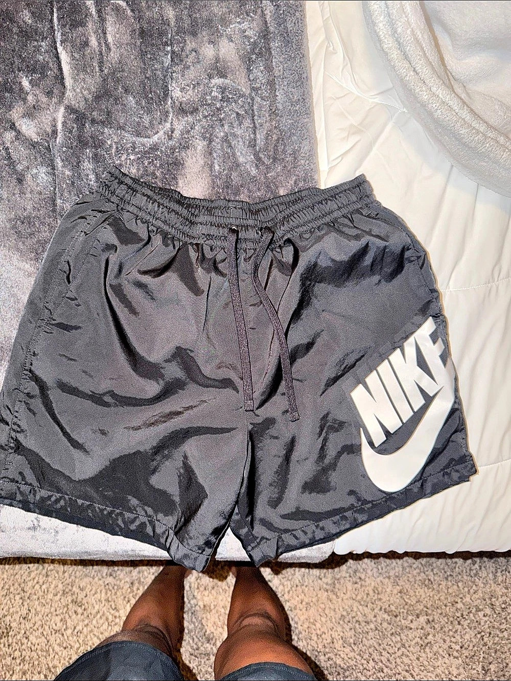 Nike Sportswear Woven Flow Shorts Athletic Shorts Black Medium